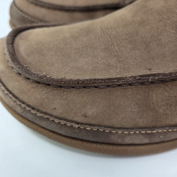 Chaco Pineland Moc SZ 9 Brown Nubuck Loafer Deck Shoes Women's - Picture 3 of 9